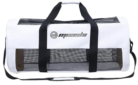 Zxpjkyu Borsa da Viaggio per Immersioni Subacquee, Borsa da Viaggio in Rete da 60 Litri, Borsa con Cerniera per Riporre Oggetti, per Immersioni in, Raft, Bianco