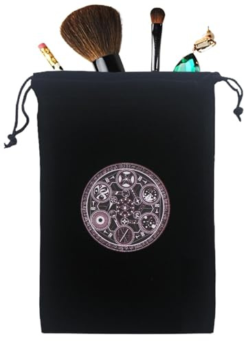 Tarot Påsväska 12 x 17,5 cm – elegant tarotkort sammet förvaringsväska
