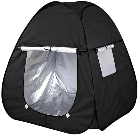 byepica Tienda de campaña sensorial portátil para jóvenes exploradores, habitación oscura opaca, 33.1 x 33.1 x 37.8 pulgadas, esquina calmante privada, plegable
