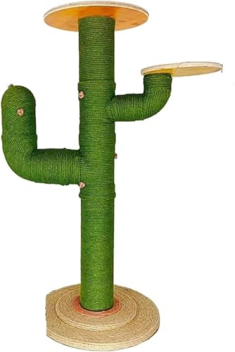 Genérico Poste rascador for Gatos Cactus, Escalada Varios Niveles for, Moderno árbol for Interior y Torre rascadora(Style C)
