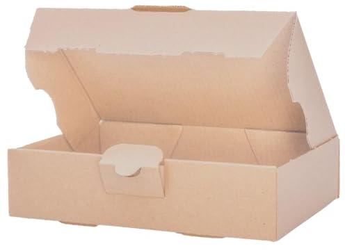 verpacking 200 Maxibriefkartons 180 x 130 x 45 mm Braun MB-2 [Größe und Farbe wählbar] Versandkartons Faltschachtel Faltkarton Maxibrief Postversand DHL-konform 1-wellig