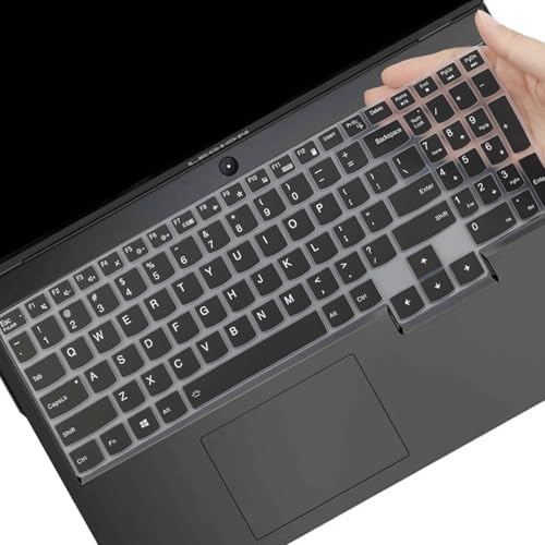 Tastaturabdeckung für Lenovo Legion 5 5i 5p 5pi 7i 15,6 Zoll 17,3 Zoll Gaming Laptop/Lenovo Legion 5 5i Pro/Legion Slim 7 7i 15,6/Legion 7 16 Zoll / Ideapad Gaming 3 3i Laptop US Keytop eyboard skin ( Schwarz)
