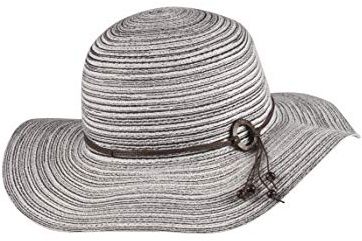 SCIPPIS Sarina Sonnenhut Sommerhut Strandhut (schwarz/weiß, S/M)