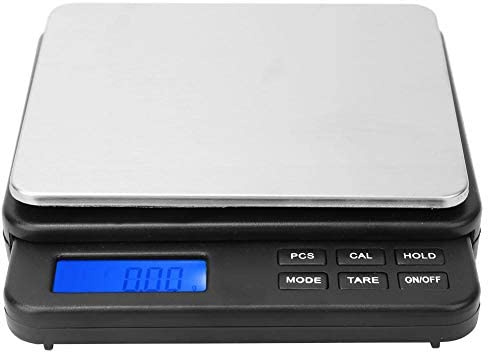 Bilancia da pesatura 1000 g/0,01 g Mini bilancia digitale ad alta precisione, bilancia elettrica da cucina, per cucine, laboratori, ecc. (nero)
