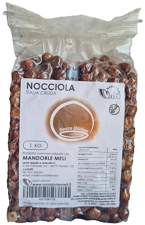 Nocciola Cruda - Frutta Secca Fonte di Vitamine e Fibre - Senza Glutine (1kg)