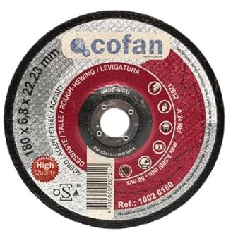 DISCO DESBASTE - 180X7,0X22,23 METAL PROFES.