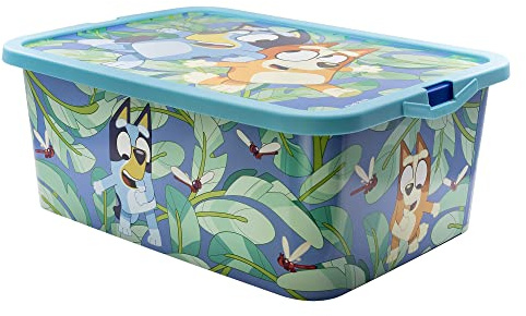 Stor Caja de almacenaje con Cierre de Click de 13 litros de Bluey