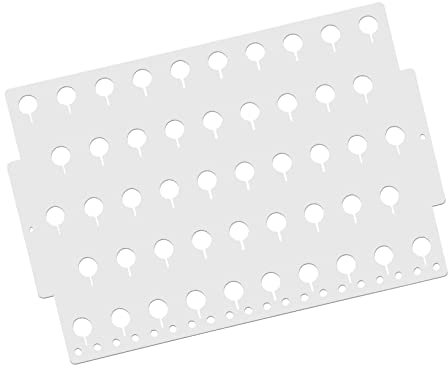 Ciieeo 1Stk wandmontiertes Lagerregal Ohrringhalter für die Wand Ohrring-Präsentationsständer Schmuck-Display-Aufhänger Aufbewahrungsregal für Ohrringe aus Acryl Nadel Ausstellungsstand