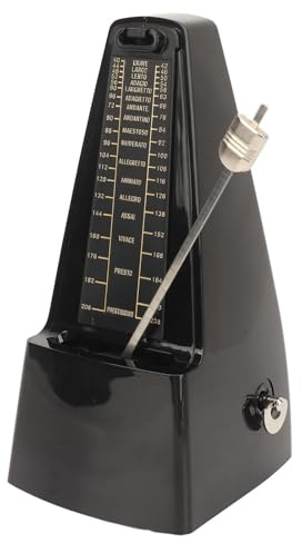 Mechanisches Metronom, 40 bis 208 bpm Metronom für Klavier, hochpräzises professionelles Universalmetronom für Gitarre, Geige, Schlagzeug und andere Instrumente