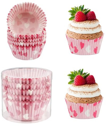 Pirottini per Muffin e Cupcake - 100 Pezzi in Carta, Stampi Mini, Decorazione Wrap