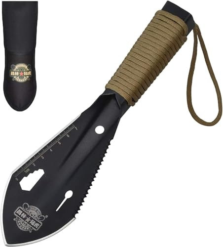 Pala da campeggio ultraleggera Pala da campeggio Pala portatile di sopravvivenza Escursionismo Giardino Multitool con custodia per scavare catole