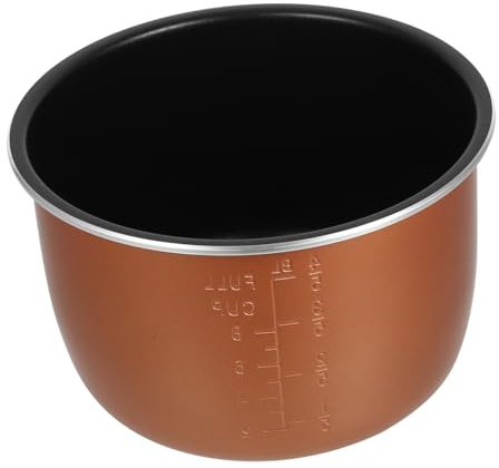 Acciaio Inox 304 Pentola Interna Set 1, per Cuociriso | Capacità 2, 5l e 4l, Adatta a Casa e Hotel, Lavorazione Semplice e Sostituzione Pratica