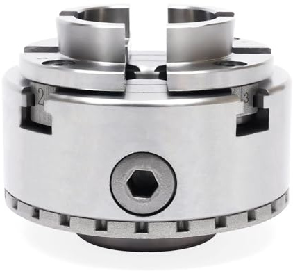 4-Backen Selbstzentrierendes 3,75 Spannfutter Backenfutter Drechselbank Vierbackenfutter Mit Steigung Drechselmaschine M33 Zentral Einstellbares FüR Drechselbank