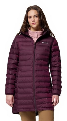 Columbia Femme Lake 22 2 Down Long Hooded Jacket Doudoune À Capuche, Moonvista, XL EU