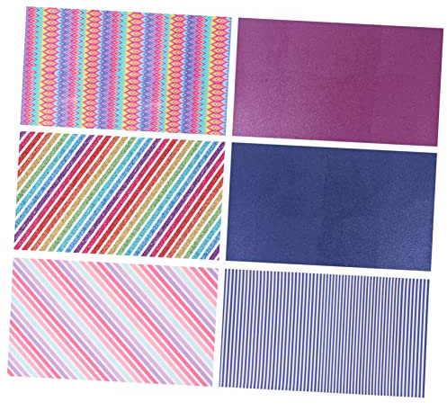 DIYEAH 20x33cm Kunstleder Blätter Set Patchwork Stoff für Ohrringe
