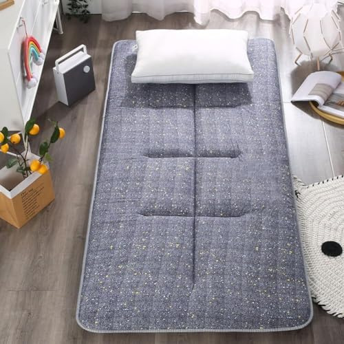Tapete de futón – Colchón plegable ligero con base antideslizante, relajante para dormir siesta, viajes, cama de invitados, dormitorio, oficina, tatami (Bianco, 70 x 180 cm)