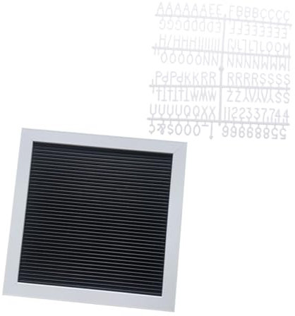 Uonlytech Buchstabenbrett Mit Abnehmbaren Buchstaben Veränderbares Memo Board Für Zuhause Restaurant Und Kindergarten Rustikaler Rahmen Für Kreative Botschaften Und Dekoration