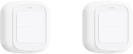 GREOHNMPAW 2X Tuya WiFi-Tasten-Szenenschalter, Kabelloser, Intelligenter Licht-Wandschalter, Geringer Stromverbrauch, Keine Verkabelung, Nur ein Tastendruck GenüGt