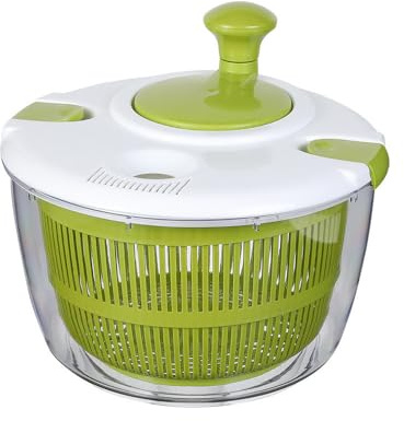 Salad Spinner with Washing Basket and Serving Bowl, Vegetable and Fruit Drainer