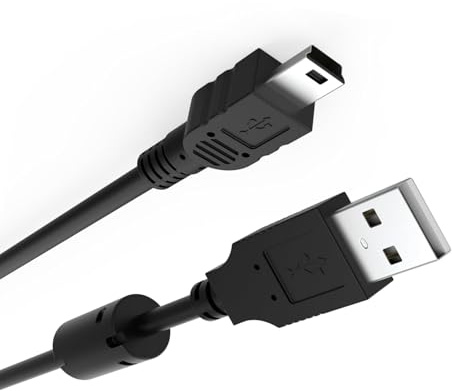 Toxaoii Replacement UC-E4 USB Cable, Photo Transfer Cord Compatible with Nikon DSLR D40 D40X D50 D70 D70S D80 D90 D200 D300 D300S D3000 D3100 D7000 D1X D2X D2H D2HS D3S D3X D4 D4S Cameras (1m)