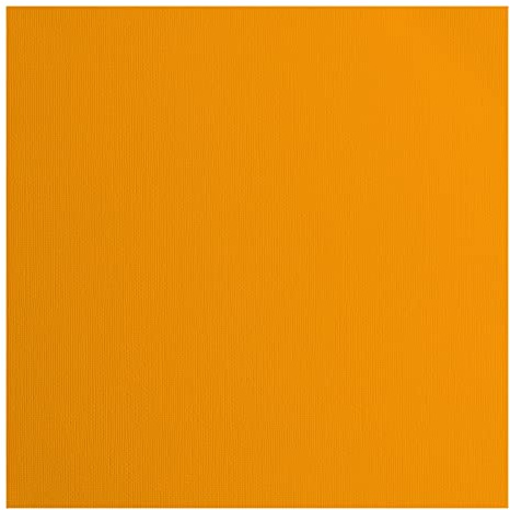 Florence Papier Cartonné Orange Rugueux - 30,5 x 30,5 cm - Mango - 20 feuilles - 216 g/m² - Papier pour Scrapbooking, Carterie, Perforation et Faire Part de Mariage