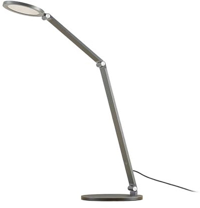 Lucande LED Tischlampe Mion dimmbar (Modern) in Alu aus Aluminium (1 flammig,) - Tischleuchte Schreibtischlampe Nachttischlampe Arbeitszimmerleuchte