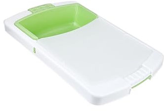 InnovaGoods - Tagliere Allungabile 3 in 1 con Vassoio, Scolapasta e Contenitore Estraibile, Design Moderno, Multifunzione, Adattabile, Polipropilene, Multicolore