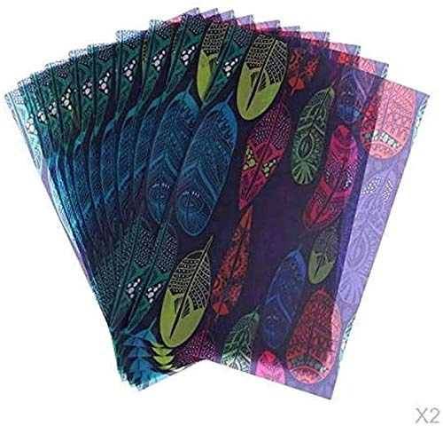 Lot de 20 feuilles de papier ciré coloré pour emballage de savon fait à la main