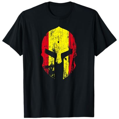 Bandera España Bandera Colores Spartan Race Rojo Amarillo Camiseta
