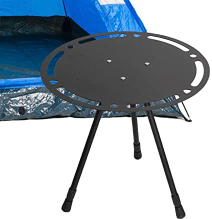Raxove Campinghocker, Aluminium, rund, dreieckig, tragbar, leicht, Campingtische für Terrasse, Wandern, , Kaffee