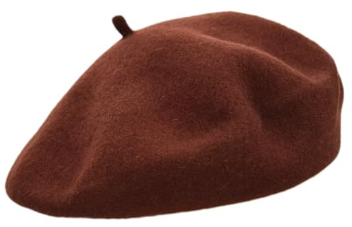 MELEGARI Baskenmütze für Damen | 100% Wolle | Margie Beret | Made in EU