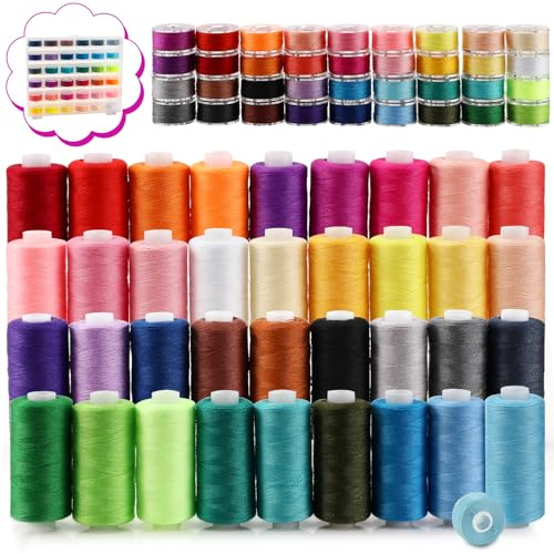 Royouzi Set Cucito Filo Per Cucire 400 Iarde di Filo Per