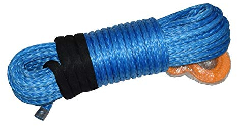 BomDog Abschleppseil, Blau, 12 Mm X 30 M, Synthetisches Windenseil, Atv-Windenkabel 12 Mm, Offroad-Seil Für Autoteile, Abschleppseil Für Autos, 12 Mm