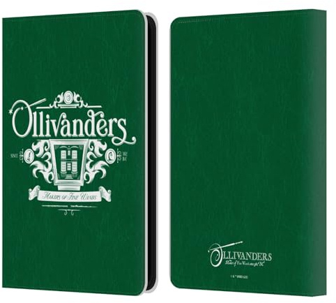 Head Case Designs Offizielle Harry Potter Ollivanders Standorte Typografie Leder-Wallet-Hülle Kompatibel mit Amazon Kindle 11th Gen 6in 2022