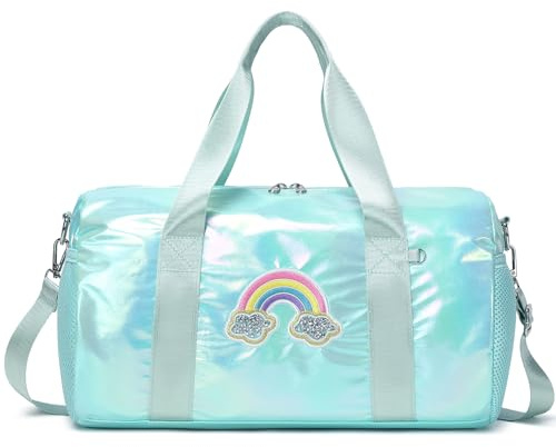 Laser Tanztasche Sporttasche Kinder Mädchen Kleine Schultasche Schultertaschen Gymnastiktasche Kleine Kinderreisetasche Wasserdichter Ballet Tasche Kindertasche