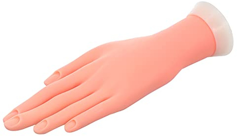Homoyoyo Modèle De Fausse Main Silicone 1 Unité Main Gauche Souple Outil De Manucure Pratique Nail Art Entraînement Professionnel