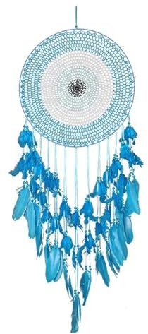 Atrapasueños Grande for Colgar en la Pared, atrapasueños Hecho a Mano, Colgante de carillones Viento, for decoración del hogar, 2 uds Atrapa Sueños