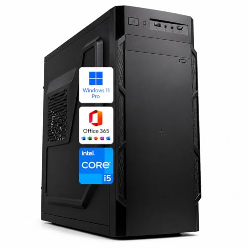 Betashop PC Fisso Desktop NUOVO • Cpu i5 • 16GB RAM DDR3 • 756GB SSD (256gb ssd + 512gb hdd) • Windows 11 Pro • WiFi • Office 365 • Pronto All'Uso • USB 3.0