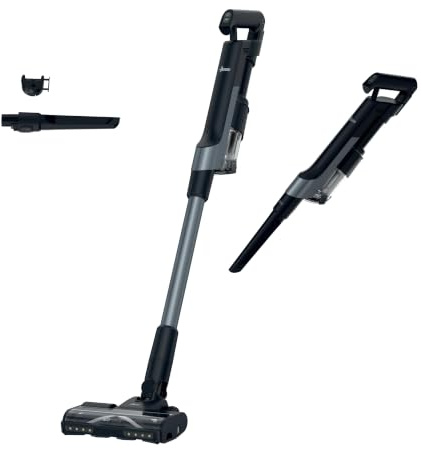 Hoover HF2 Home Aspirapolvere Senza Fili, 50 AirWatt, Autonomia fino a 45 Minuti, Batteria Removibile 14V, Spazzola Motorizzata con LED, Anti-Twist, Ultra Leggero, Nero HF210HP 011