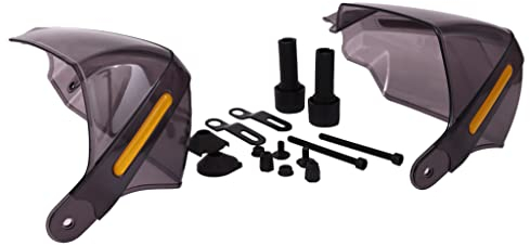 ICTRONIX Paire Gris 22 mm 7/8 Universel Hand Protections Protèges Mains Moto/ATV Bike Handguards Protecteur