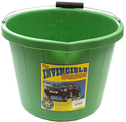 Airflow Heavy Duty Invincible Builders Bucket Green 3 Gallon 15 Litre