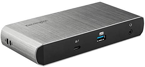 Kensington Estación de acoplamiento híbrida SD5550T Thunderbolt 3 y USB-C Dual 4K - 60W PD - Windows y Mac (K38131NA)