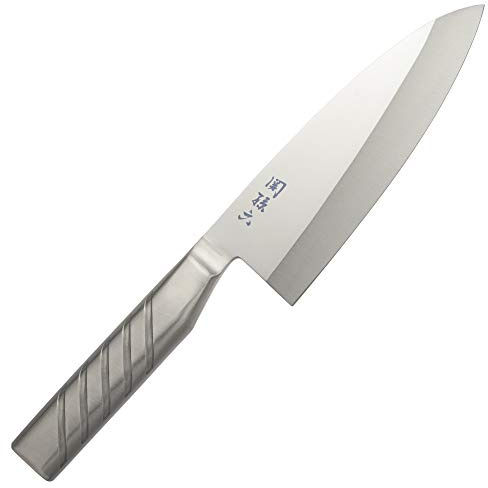 Kai Corporation 093AK5172 Kansu Senrooku All-Stainless Steel Blade Knife, 7.1 inches (180 mm), Made in Japan