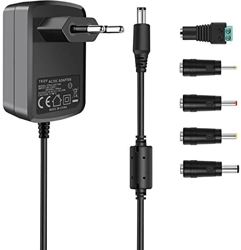 TKDY 24V 1,5A 1A Netzteil 36W AC DC Adapter 5.5x2.1mm DC Stecker für LED Strip Light, CCTV Kamera, Mini-TV und mehr