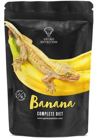 Gecko Nutrition - Complete Crested Gecko Diet - Banana & Insects - 50g