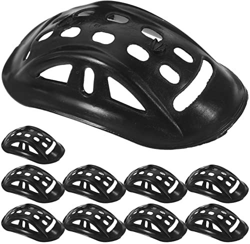 BESTonZON 10st Helm Kinnstütze Fußballhelm Jugend Industrie-schutzhelmbecher Bauhut-kinnpolster Kinnschale des Schlaghelms Softball-schlaghelm Fußball-kinnschale Gummi Gurt Mit Kissen