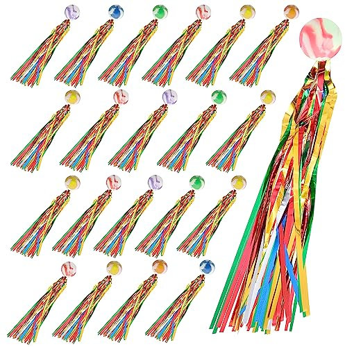 LETTERASHQP 20 Stück Flummies für Kinder - Gummiball Hüpfball Mitgebsel Kindergeburtstag Gastgeschenke Give Aways