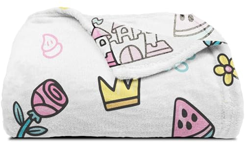 DALINA Textil - Manta para Sofá Infantil 160x220cm - Manta Cama 90, Sobrecama - Manta Terciopelo Invierno para Sofá, Cama, Viaje, Sala de Estar