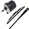 Motor de Limpiaparabrisas, 12V Motor de Limpiaparabrisas Universal Motor de Limpiaparabrisas de 105° con Cuchilla y Brazo para Motor de Limpiaparabrisas de Tractor 01287358 7731000001 0390506510