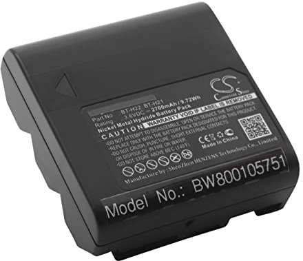 vhbw 1x batteria sostituisce Sharp BT-H21U, BT-H21, BT-H22, BT-H22U per videocamera camcorder (2700mAh, 3,6V, NiMH)